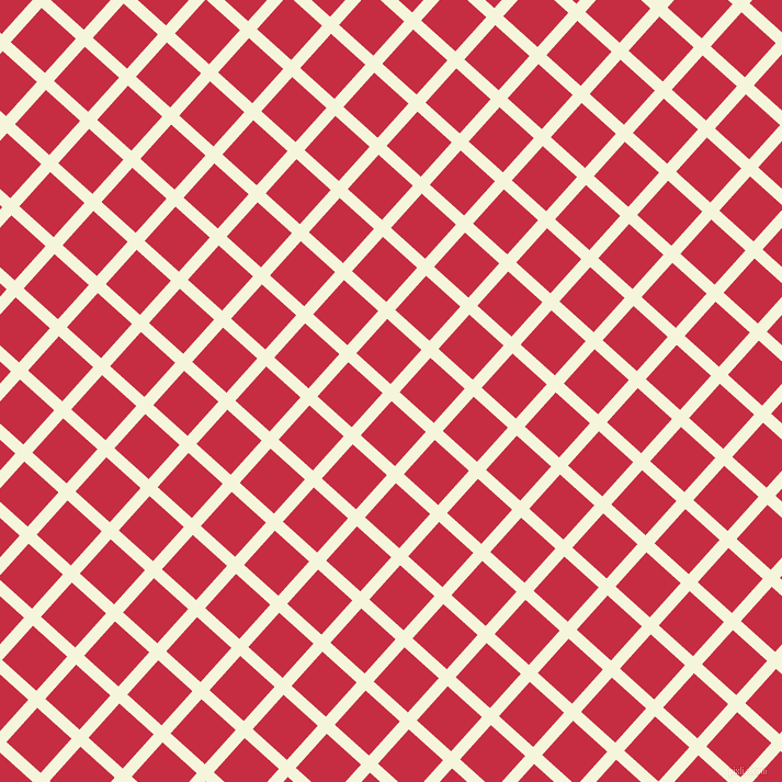 48/138 degree angle diagonal checkered chequered lines, 11 pixel lines width, 42 pixel square size, Beige and Brick Red plaid checkered seamless tileable