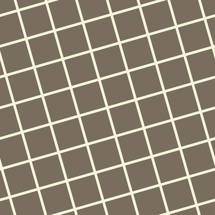16/106 degree angle diagonal checkered chequered lines, 10 pixel line width, 102 pixel square size, Beige and Sandstone plaid checkered seamless tileable