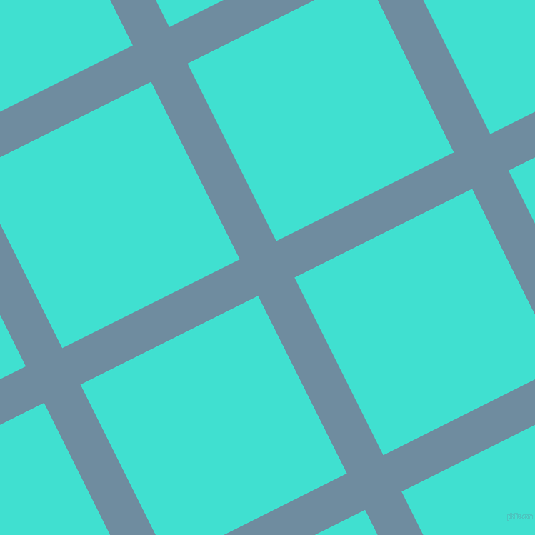 27/117 degree angle diagonal checkered chequered lines, 57 pixel lines width, 278 pixel square size, Bermuda Grey and Turquoise plaid checkered seamless tileable