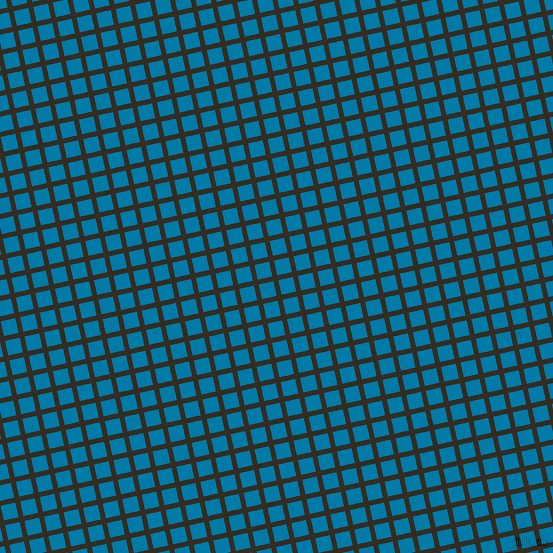 13/103 degree angle diagonal checkered chequered lines, 5 pixel lines width, 15 pixel square size, Black Magic and Cerulean plaid checkered seamless tileable