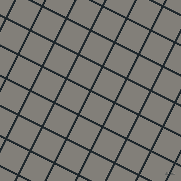 63/153 degree angle diagonal checkered chequered lines, 7 pixel line width, 87 pixel square size, Black Pearl and Concord plaid checkered seamless tileable