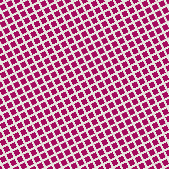 27/117 degree angle diagonal checkered chequered lines, 7 pixel line width, 18 pixel square size, Black Squeeze and Jazzberry Jam plaid checkered seamless tileable