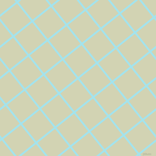 39/129 degree angle diagonal checkered chequered lines, 8 pixel line width, 95 pixel square size, Blizzard Blue and Orinoco plaid checkered seamless tileable