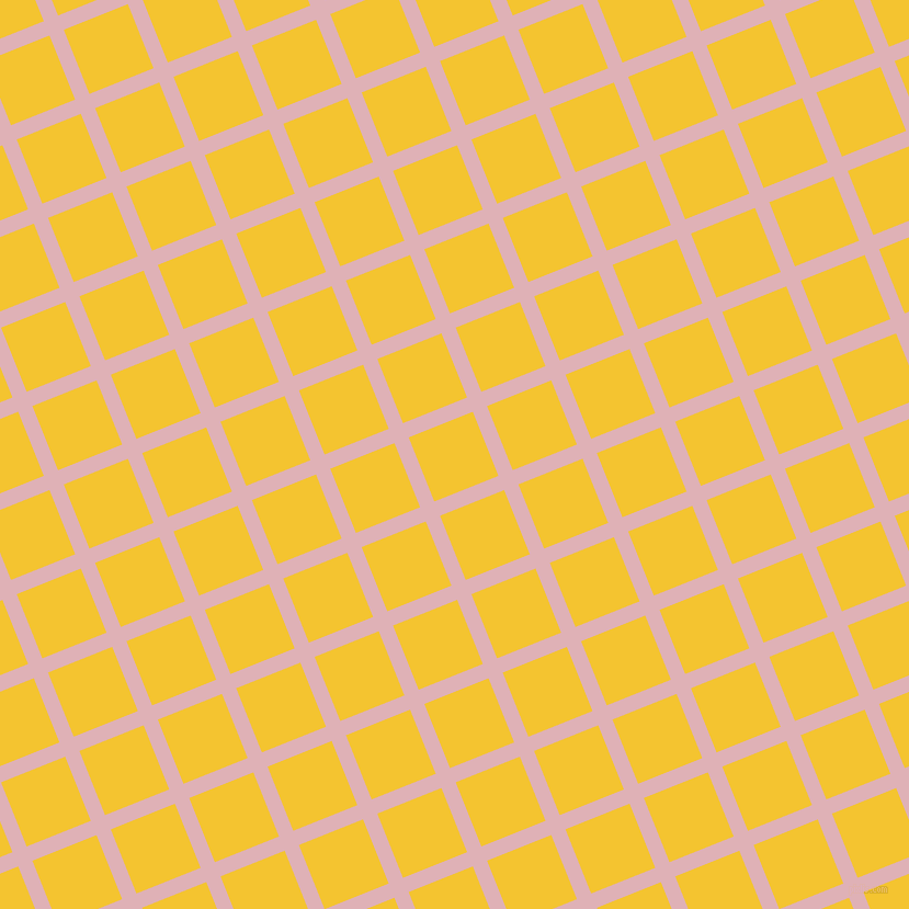 22/112 degree angle diagonal checkered chequered lines, 14 pixel lines width, 63 pixel square size, Blossom and Saffron plaid checkered seamless tileable
