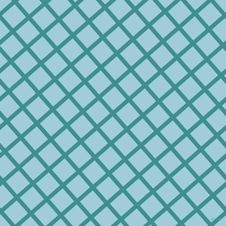 41/131 degree angle diagonal checkered chequered lines, 14 pixel lines width, 58 pixel square size, Blue Chill and Regent St Blue plaid checkered seamless tileable