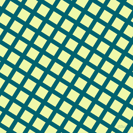 58/148 degree angle diagonal checkered chequered lines, 14 pixel lines width, 32 pixel square size, Blue Lagoon and Australian Mint plaid checkered seamless tileable