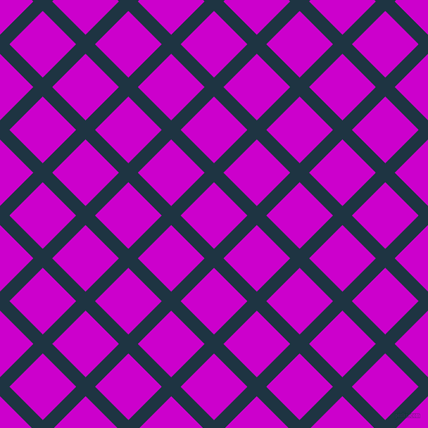 45/135 degree angle diagonal checkered chequered lines, 19 pixel lines width, 67 pixel square size, Blue Whale and Deep Magenta plaid checkered seamless tileable
