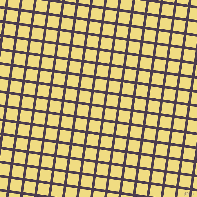 82/172 degree angle diagonal checkered chequered lines, 9 pixel lines width, 39 pixel square size, Bossanova and Buff plaid checkered seamless tileable
