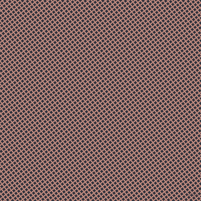 38/128 degree angle diagonal checkered chequered lines, 4 pixel line width, 8 pixel square size, Brandy Rose and Revolver plaid checkered seamless tileable