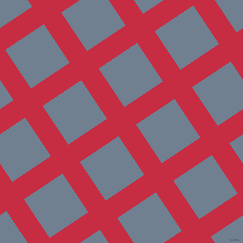 34/124 degree angle diagonal checkered chequered lines, 68 pixel lines width, 151 pixel square size, Brick Red and Slate Grey plaid checkered seamless tileable
