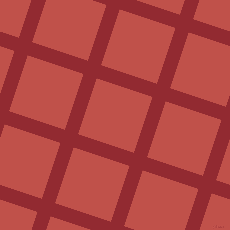 72/162 degree angle diagonal checkered chequered lines, 46 pixel lines width, 195 pixel square size, Bright Red and Sunset plaid checkered seamless tileable