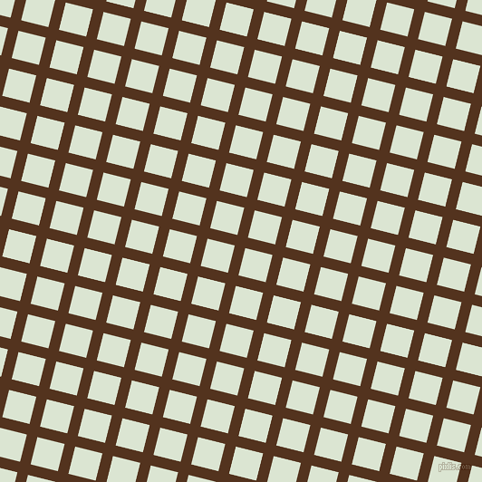 76/166 degree angle diagonal checkered chequered lines, 12 pixel lines width, 31 pixel square size, Brown Bramble and Frostee plaid checkered seamless tileable