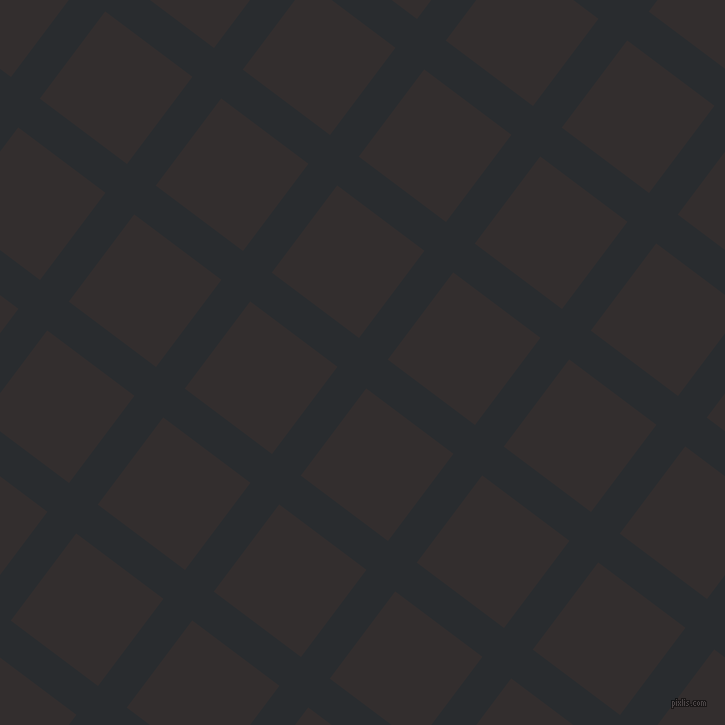 53/143 degree angle diagonal checkered chequered lines, 36 pixel line width, 109 pixel square size, Bunker and Night Rider plaid checkered seamless tileable