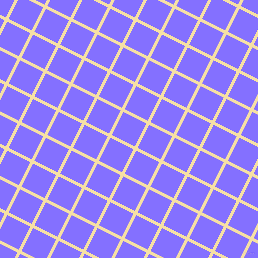 63/153 degree angle diagonal checkered chequered lines, 10 pixel lines width, 83 pixel square size, Buttermilk and Light Slate Blue plaid checkered seamless tileable