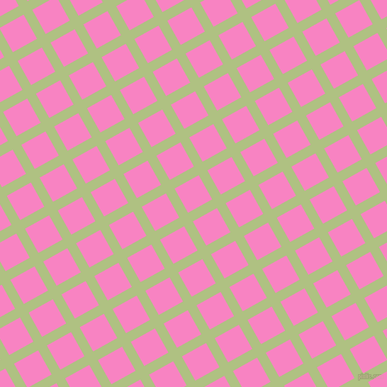 29/119 degree angle diagonal checkered chequered lines, 14 pixel lines width, 39 pixel square size, Caper and Tea Rose plaid checkered seamless tileable
