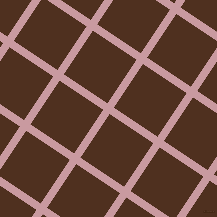 56/146 degree angle diagonal checkered chequered lines, 25 pixel line width, 171 pixel square size, Careys Pink and Indian Tan plaid checkered seamless tileable