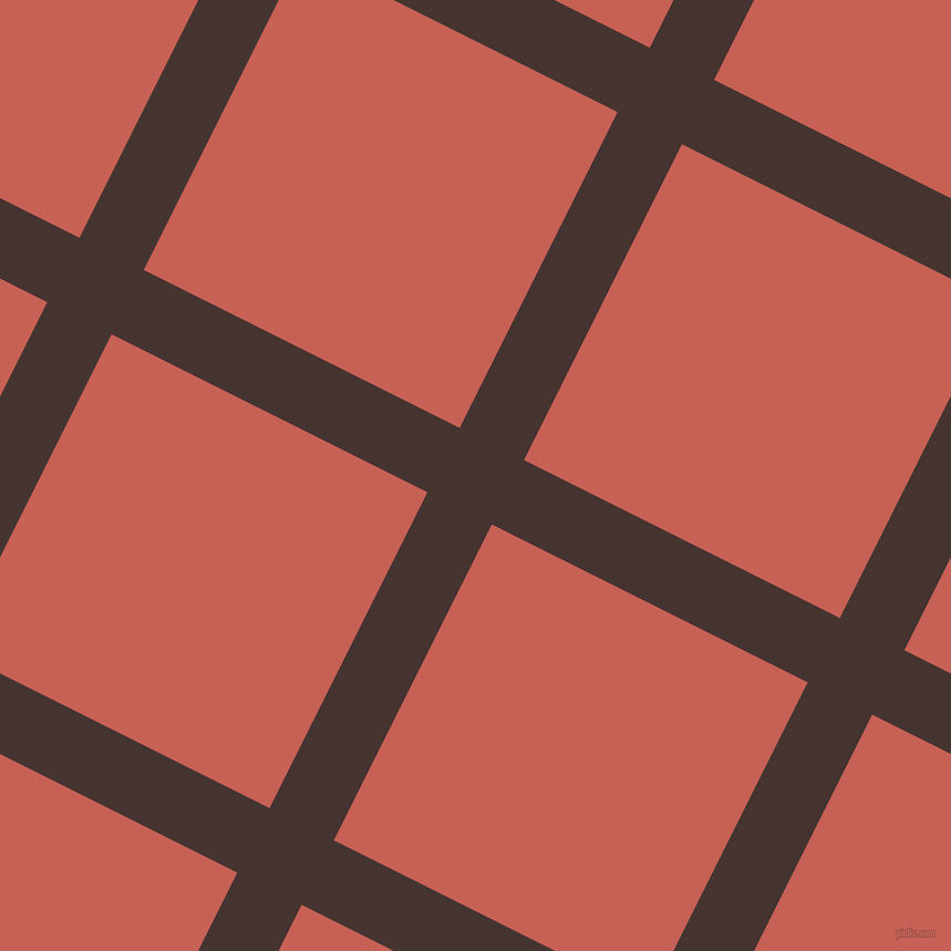 63/153 degree angle diagonal checkered chequered lines, 65 pixel lines width, 319 pixel square size, Cedar and Sunglo plaid checkered seamless tileable