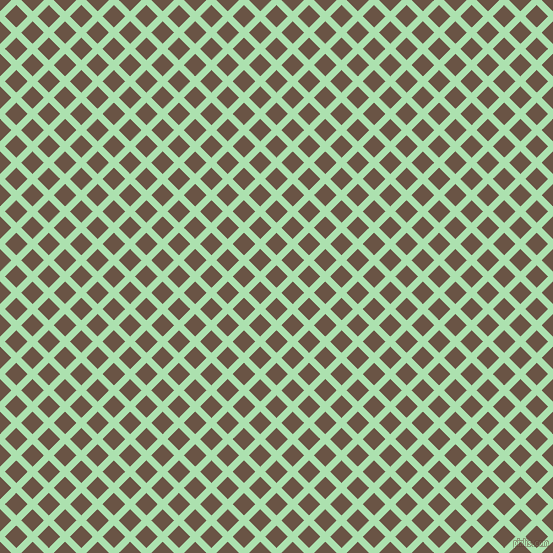 45/135 degree angle diagonal checkered chequered lines, 7 pixel line width, 16 pixel square size, Celadon and Quincy plaid checkered seamless tileable