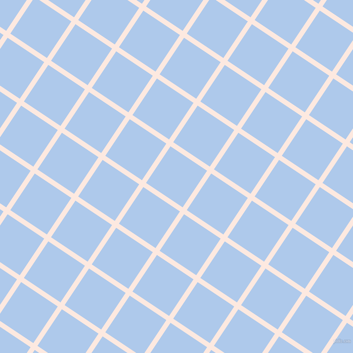 56/146 degree angle diagonal checkered chequered lines, 10 pixel line width, 89 pixel square size, Chablis and Tropical Blue plaid checkered seamless tileable
