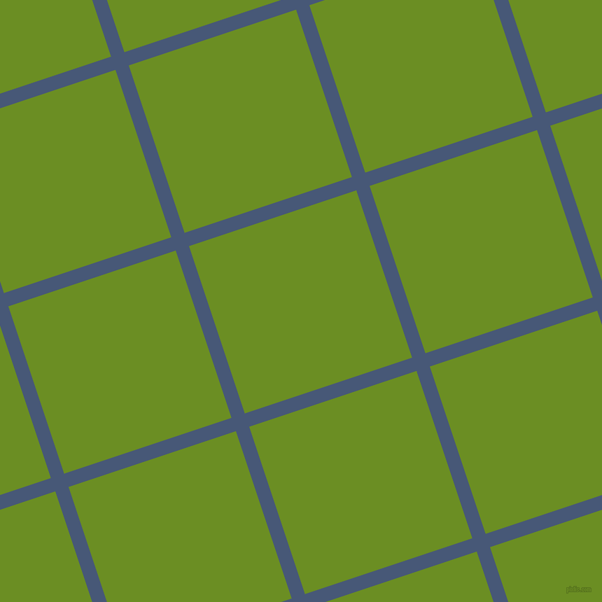 18/108 degree angle diagonal checkered chequered lines, 20 pixel lines width, 252 pixel square size, Chambray and Olive Drab plaid checkered seamless tileable