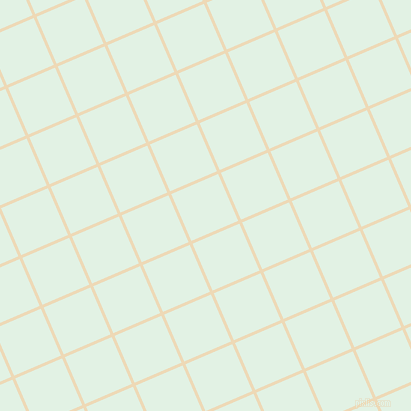 23/113 degree angle diagonal checkered chequered lines, 3 pixel line width, 51 pixel square size, Champagne and Frosted Mint plaid checkered seamless tileable