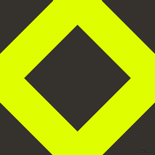 45/135 degree angle diagonal checkered chequered lines, 111 pixel line width, 245 pixel square size, Chartreuse Yellow and Acadia plaid checkered seamless tileable