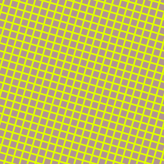 74/164 degree angle diagonal checkered chequered lines, 6 pixel line width, 20 pixel square size, Chartreuse Yellow and Thatch plaid checkered seamless tileable