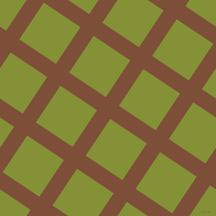 56/146 degree angle diagonal checkered chequered lines, 54 pixel lines width, 152 pixel square size, Cigar and Wasabi plaid checkered seamless tileable