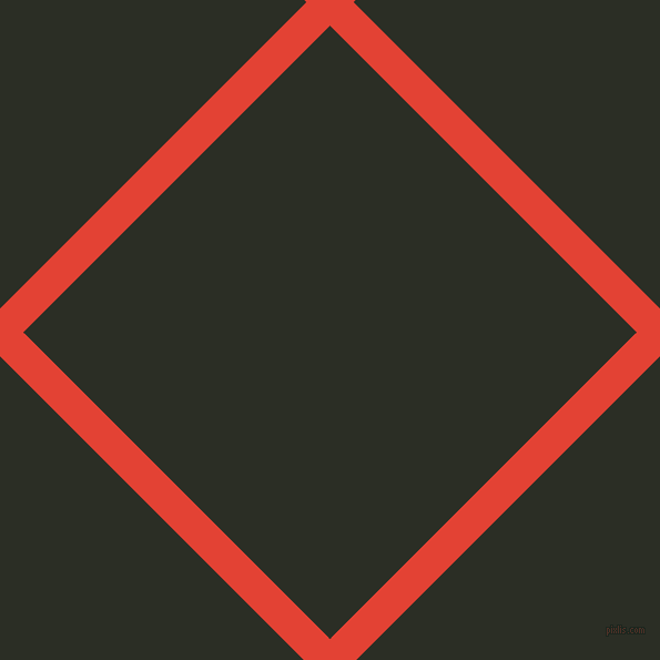 45/135 degree angle diagonal checkered chequered lines, 30 pixel line width, 391 pixel square size, Cinnabar and Rangoon Green plaid checkered seamless tileable