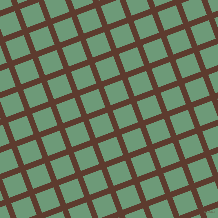 21/111 degree angle diagonal checkered chequered lines, 20 pixel lines width, 68 pixel square size, Cioccolato and Oxley plaid checkered seamless tileable
