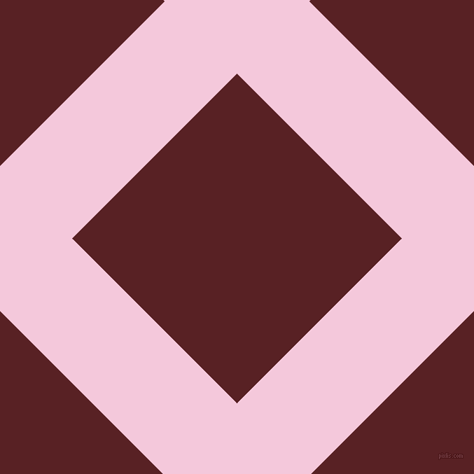 45/135 degree angle diagonal checkered chequered lines, 146 pixel line width, 333 pixel square size, Classic Rose and Burnt Crimson plaid checkered seamless tileable