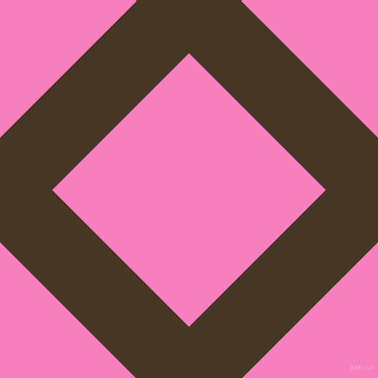 45/135 degree angle diagonal checkered chequered lines, 106 pixel lines width, 278 pixel square size, Clinker and Persian Pink plaid checkered seamless tileable
