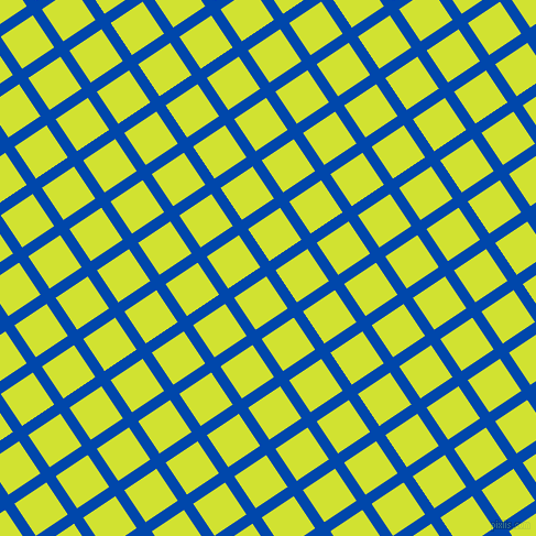 34/124 degree angle diagonal checkered chequered lines, 10 pixel lines width, 35 pixel square size, Cobalt and Pear plaid checkered seamless tileable