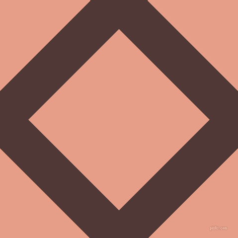 45/135 degree angle diagonal checkered chequered lines, 81 pixel lines width, 258 pixel square size, Cocoa Bean and Tonys Pink plaid checkered seamless tileable