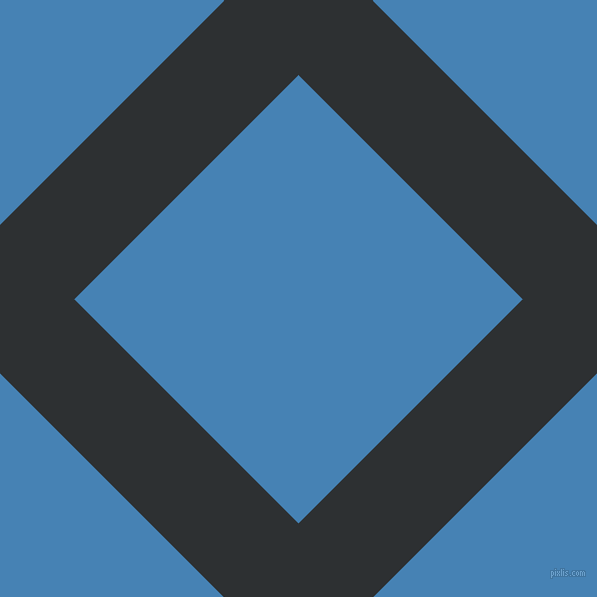 45/135 degree angle diagonal checkered chequered lines, 105 pixel line width, 317 pixel square size, Cod Grey and Steel Blue plaid checkered seamless tileable