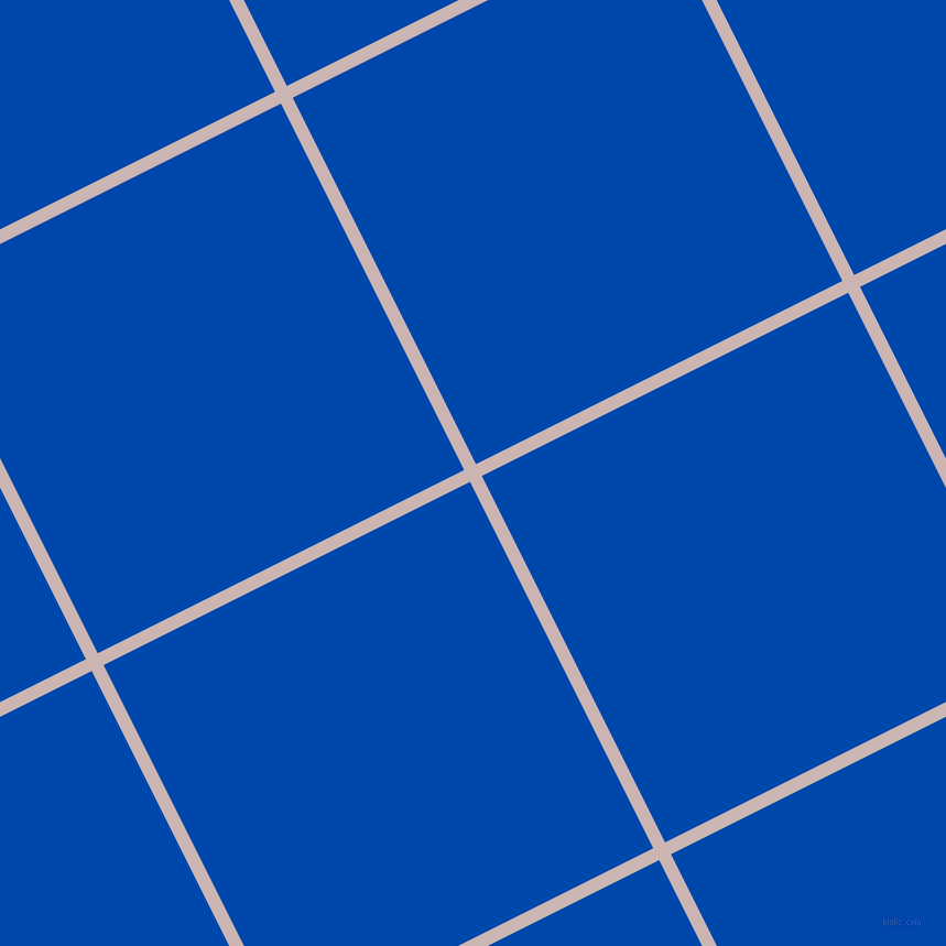 27/117 degree angle diagonal checkered chequered lines, 12 pixel lines width, 372 pixel square size, Cold Turkey and Cobalt plaid checkered seamless tileable