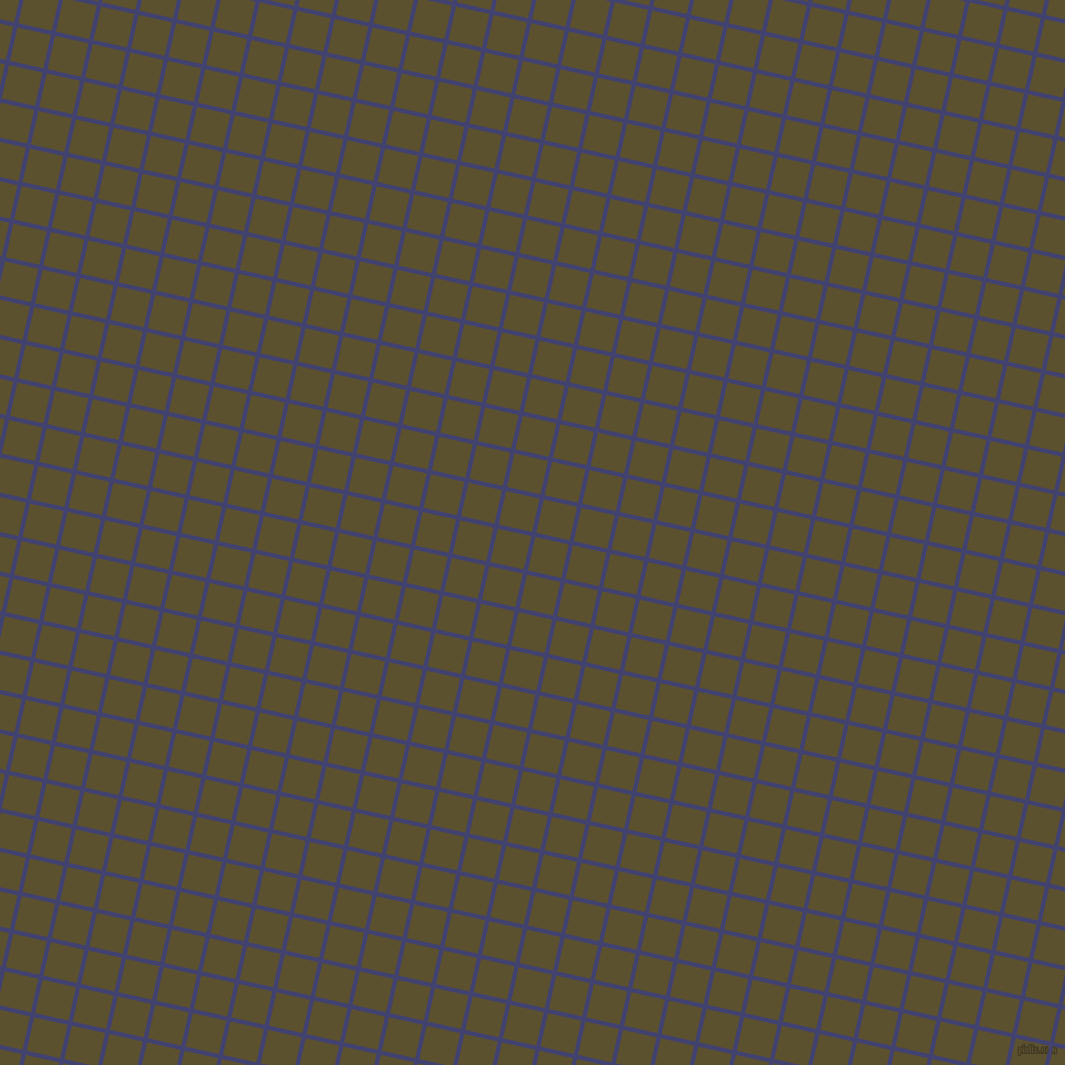 77/167 degree angle diagonal checkered chequered lines, 4 pixel lines width, 31 pixel square size, Corn Flower Blue and West Coast plaid checkered seamless tileable