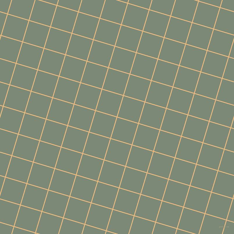 73/163 degree angle diagonal checkered chequered lines, 3 pixel lines width, 74 pixel square size, Corvette and Spanish Green plaid checkered seamless tileable