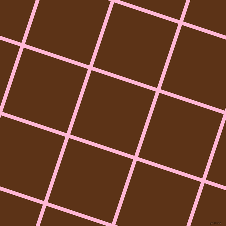 72/162 degree angle diagonal checkered chequered lines, 12 pixel line width, 216 pixel square size, Cotton Candy and Baker
