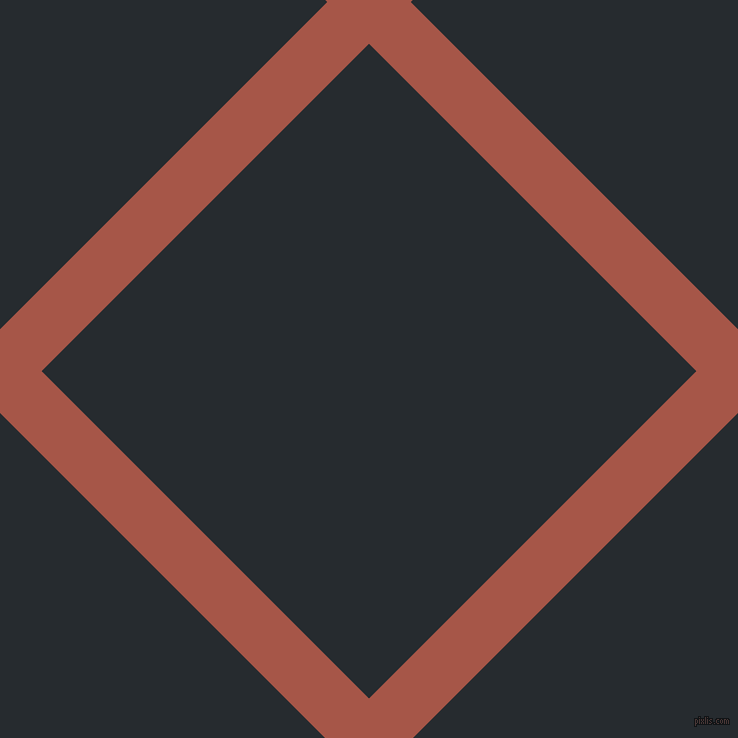 45/135 degree angle diagonal checkered chequered lines, 59 pixel line width, 463 pixel square size, Crail and Blue Charcoal plaid checkered seamless tileable