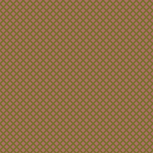 45/135 degree angle diagonal checkered chequered lines, 6 pixel line width, 13 pixel square size, Crete and Coral Tree plaid checkered seamless tileable