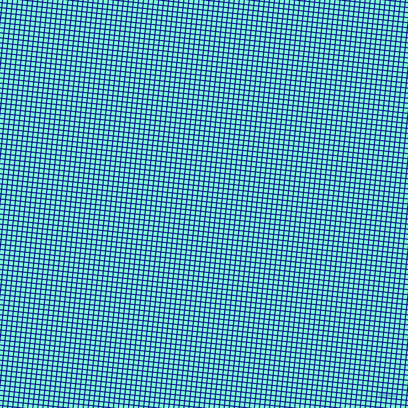 84/174 degree angle diagonal checkered chequered lines, 2 pixel lines width, 8 pixel square size, Dark Blue and Aquamarine plaid checkered seamless tileable
