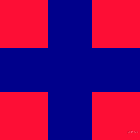 checkered chequered horizontal vertical lines, 141 pixel lines width, 312 pixel square size, Dark Blue and Torch Red plaid checkered seamless tileable