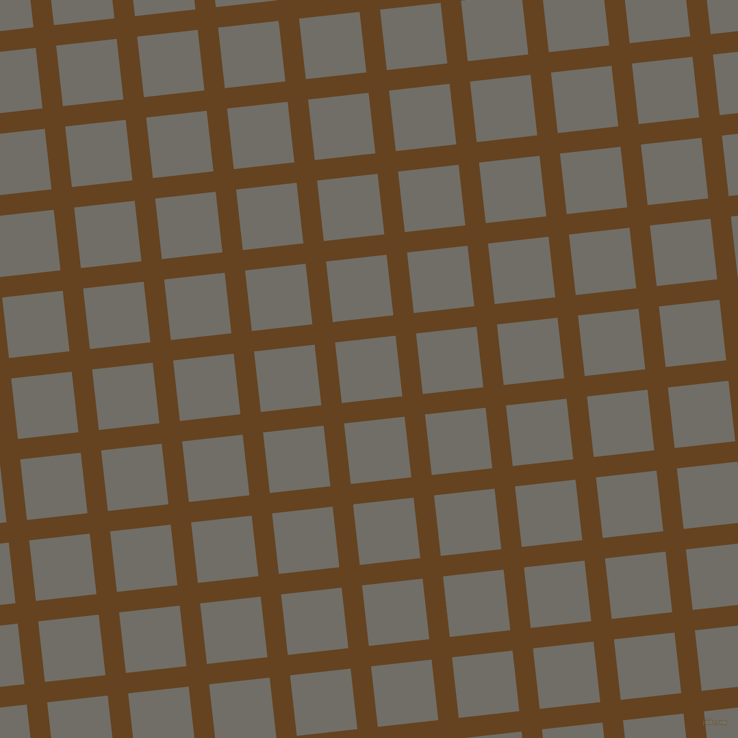 6/96 degree angle diagonal checkered chequered lines, 30 pixel line width, 89 pixel square size, Dark Brown and Ironside Grey plaid checkered seamless tileable