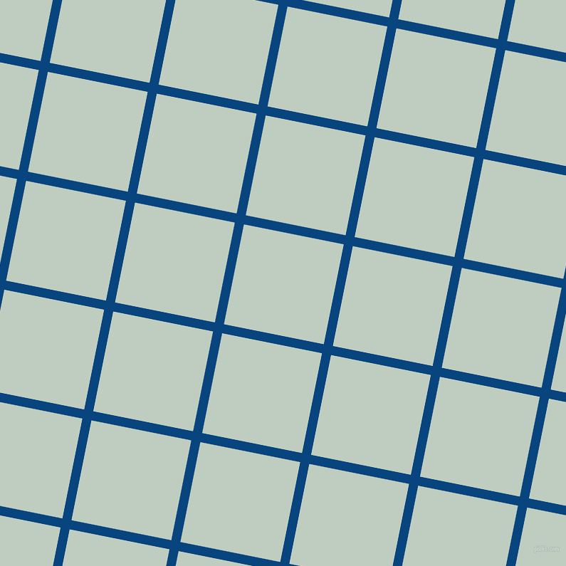 79/169 degree angle diagonal checkered chequered lines, 13 pixel line width, 143 pixel square size, Dark Cerulean and Paris White plaid checkered seamless tileable