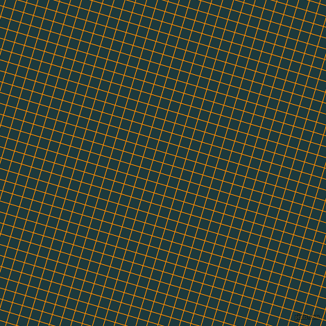 73/163 degree angle diagonal checkered chequered lines, 1 pixel line width, 14 pixel square size, Dark Orange and Nordic plaid checkered seamless tileable