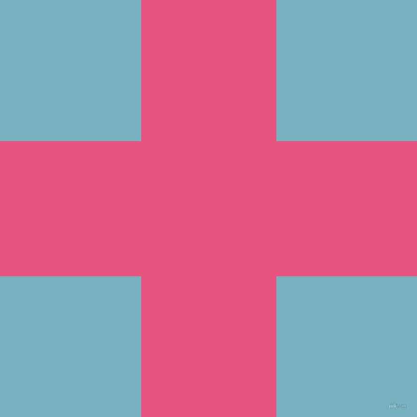checkered chequered horizontal vertical lines, 272 pixel lines width, 567 pixel square size, Dark Pink and Glacier plaid checkered seamless tileable