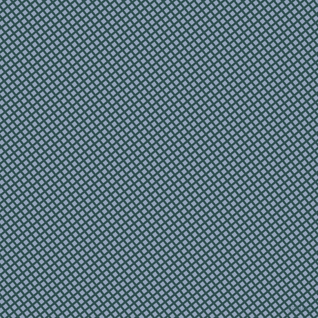 39/129 degree angle diagonal checkered chequered lines, 3 pixel line width, 6 pixel square sizeDark Slate Grey and Rock Blue plaid checkered seamless tileable