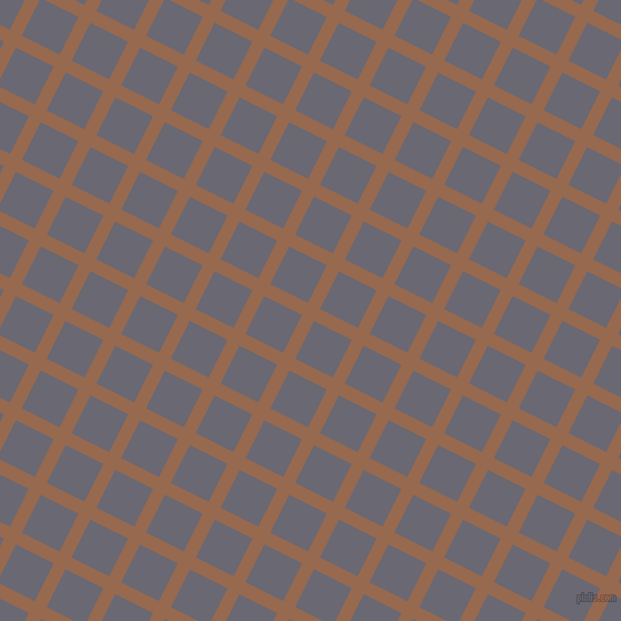 63/153 degree angle diagonal checkered chequered lines, 12 pixel line width, 38 pixel square size, Dark Tan and Dolphin plaid checkered seamless tileable