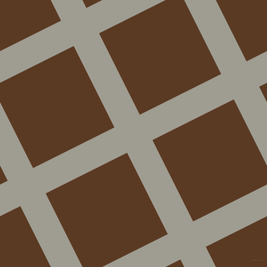27/117 degree angle diagonal checkered chequered lines, 93 pixel lines width, 299 pixel square size, Dawn and Carnaby Tan plaid checkered seamless tileable